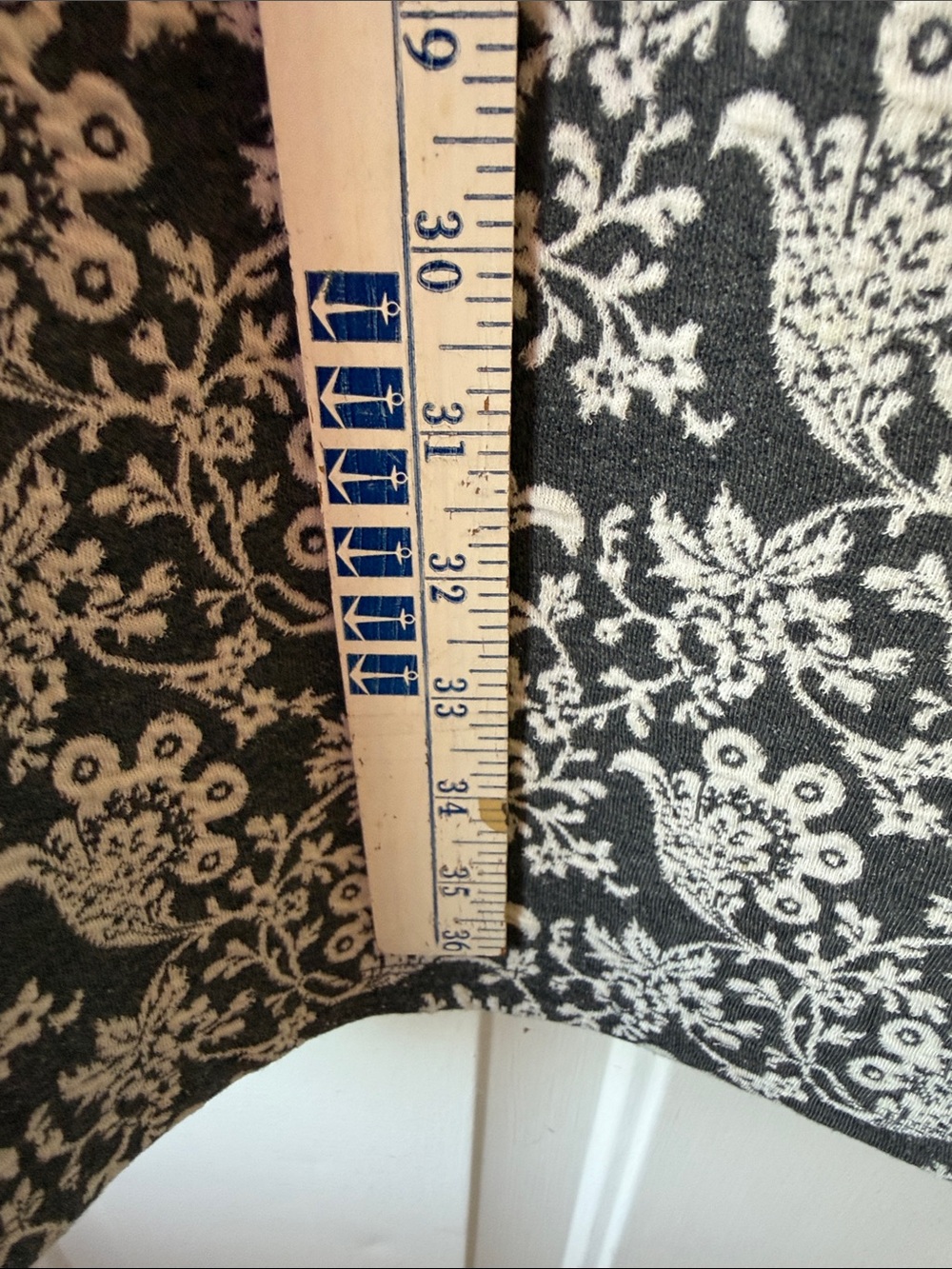 Loft Gray & White Floral Jacquard Tunic - Picture 5 of 10